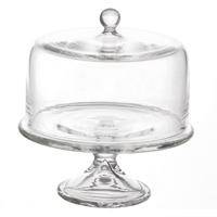 Dolls House Miniature Handmade Glass Raised Cake Stand