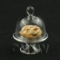 Miniature Glass Cake Stand (G) and Danish Pastry set