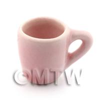 Dolls House Miniature Hint Of Pink Ceramic Soup Mug