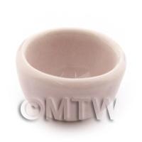 17mm House Miniature Hint Of Pink Ceramic Deep Bowl