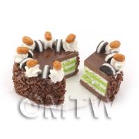 Dolls House Miniature Chocolate Oreo Cake