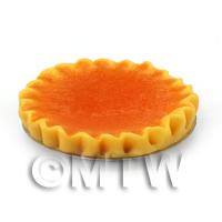 Dolls House Miniature Deep Filled Apricot Tart 