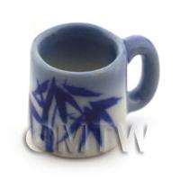 Dolls House Miniature 11mm Bamboo Ceramic Coffee Mug