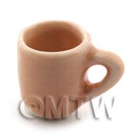 Dolls House Miniature Ceramic Salmon Glazed Ceramic Soup Mug