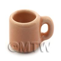 Dolls House Miniature Ceramic Salmon Glazed Ceramic Coffee Mug