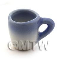 Dolls House Miniature Blue Edged Ceramic Soup Mug