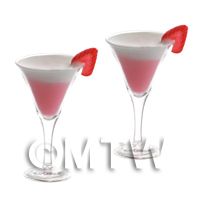 2 Miniature Black Forest Martini Cocktails 