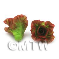Dolls House Miniature Handmade Red Leaf Lettuce