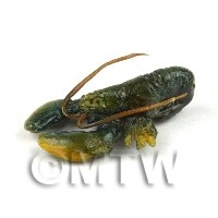 Dolls House Miniature Dark Green Lobster