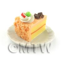 Miniature Orange Iced  Individual Dragon Fruit and Chocolate Cake