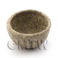 17mm Dolls House Miniature Stoneware Bowl