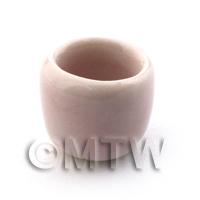 Dolls House Miniature Small Ceramic Pink Plant Pot 