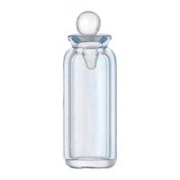 Dolls House Miniature Small Blue Glass Apothecary Bottle