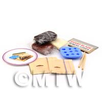 Dolls House 9 Piece Chocolate Making Kit With Silicone Mould