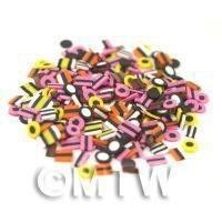 50 Liquorice All Sorts Cane Slices  