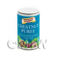 Dolls House Miniature Can of Chestnut Puree