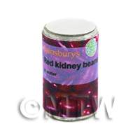 Dolls House Miniature Can of Red Kidney Beans