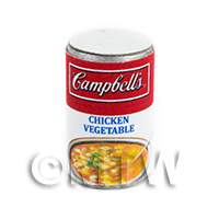 Dolls House Miniature Can of Campbells Chicken And Vegetable Soup