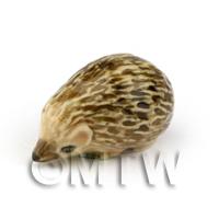 Dolls House Miniature Handmade Ceramic Hedgehog