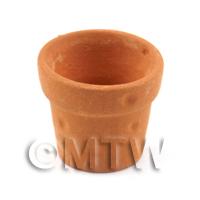 Dolls House Miniature Garden Terracotta Flower Pot