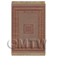 Dolls House Medium Tudor / Medieval Rectangular Rug (TUMR04)