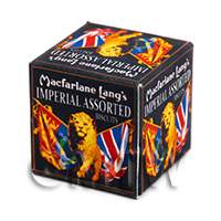 Dolls House Miniature Square Biscuit Tin