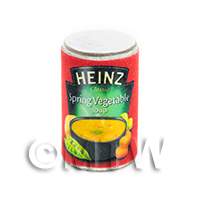 Dolls House Miniature Can Of Heinz Spring Vegetable Soup