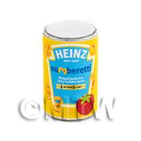 Dolls House Miniature Can of Heinz Numberetti.