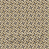 1/12th scale - 1:12th Pale Chestnut Geometric Design Tile Sheet With Matching Grout