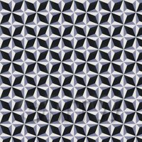 1:12th Classic Diamond Design Blue And Black Floor Tile Sheet