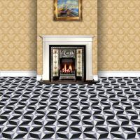 this flooring in a scene to show design and scale