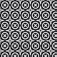 1:12th Black And White Floral Circle Design Tile Sheet With Grey Grout