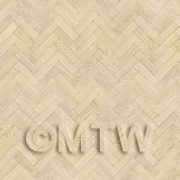 Dolls House Miniature Parquet Flooring 9 Inch Natural Oak Strip Effect