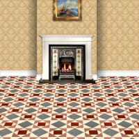 this flooring in a scene to show design and scale