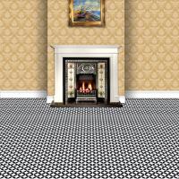 this flooring in a scene to show design and scale