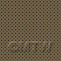 1:48th Dark Orange And Blue Aztec Style Tile Sheet With Brown Grout