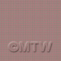 1:48th Black And Red Small Triangular Design Tile Sheet With Black Grout