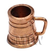 Dolls House Miniature 1:12th Scale Copper Colour Metal Tankard