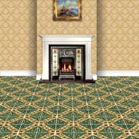 this flooring in a scene to show design and scale