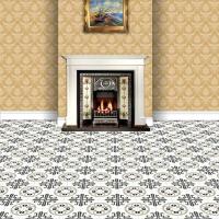 this flooring in a scene to show design and scale