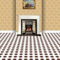 this flooring in a scene to show design and scale