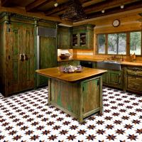 this flooring in a scene to show design and scale