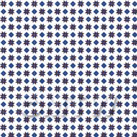 1:24th Dark Blue And Maroon Stars And Diamond Design Tile Sheet