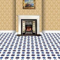 this flooring in a scene to show design and scale