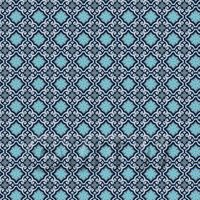 1:24th Navy, Pale And Sky Blue Ornate Tile Sheet With Blue Grout