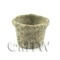 7mm Dolls House Miniature Stoneware Flower Pot