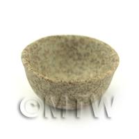 17mm Dolls House Miniature Stoneware Deep Bowl