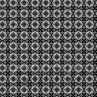 1:24th Black Backed Grey Ornate Design Tile Sheet With Black Grout