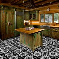 this flooring in a scene to show design and scale