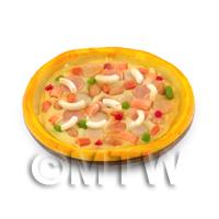 Dolls House Miniature Deep Pan Meat Lovers Pizza